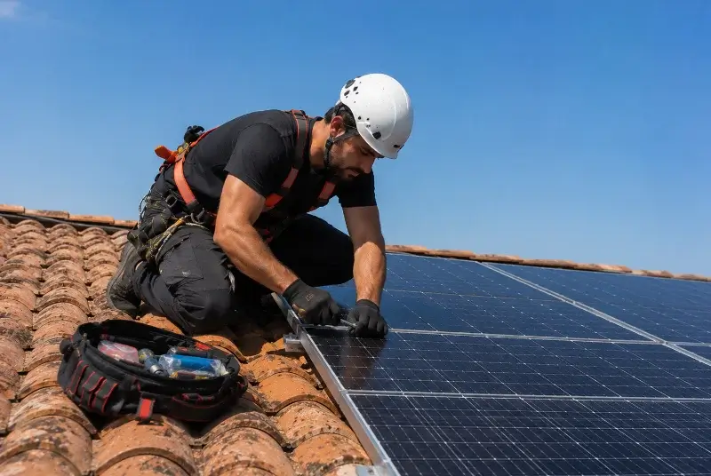 Maintenance et monitoring de panneaux solaires à Salagnac